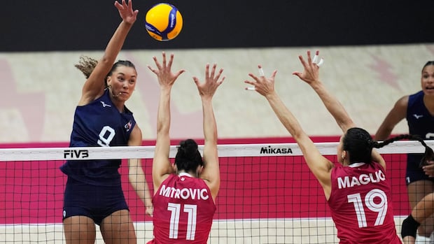 Canadian women’s volleyball team eliminated by U.S. in Round of 16 at world championships Canadian women’s volleyball team eliminated by U.S. in Round of 16 at world championships