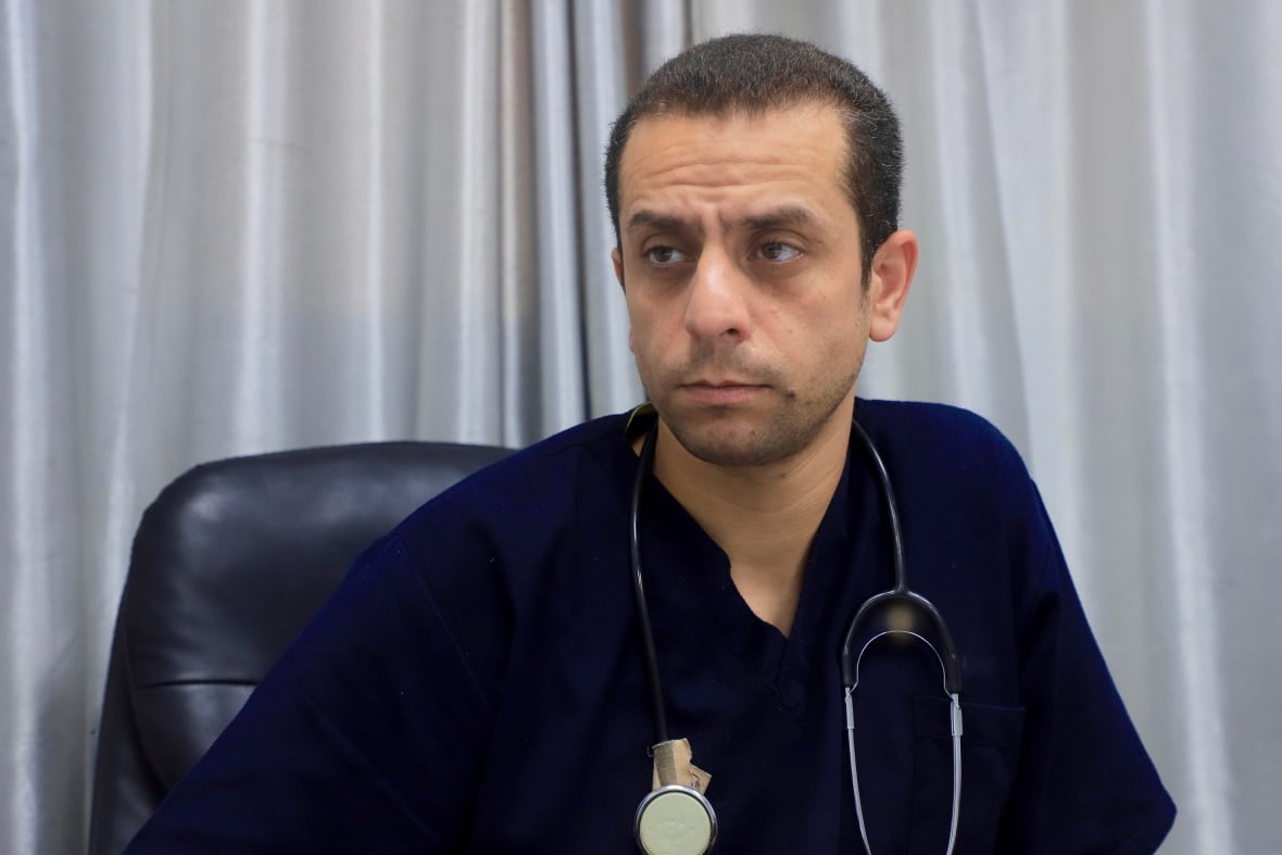 Dr. Mohamed Al -Dab, from Al -Homs Hospital, was a doctor. Tell an independent video photographer CBC News "Ahmed is the true story of the catastrophic hunger that we are facing now in Gaza.