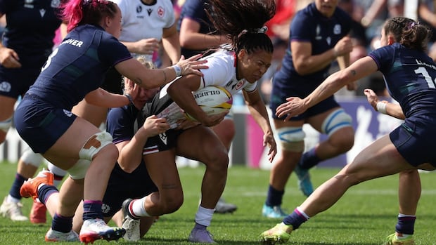 Canada beats Scotland to clinch top spot in group at Women’s Rugby World Cup