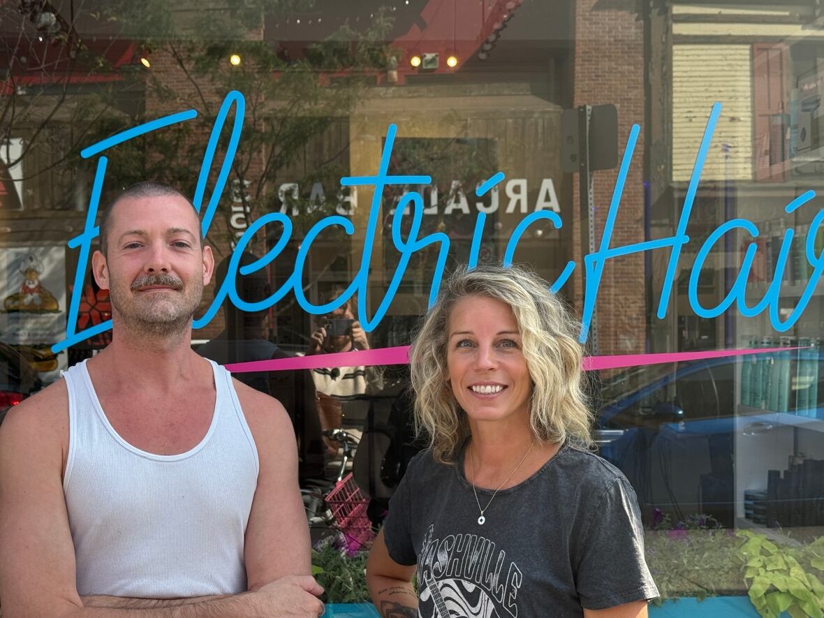 Steve Myts is the owner of Electric Hair on Talbot Street.