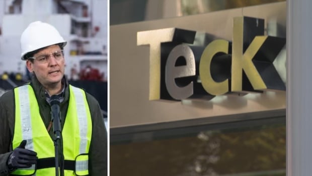 A man in a construction suit and a photo of a building with the word 'Teck' on it.