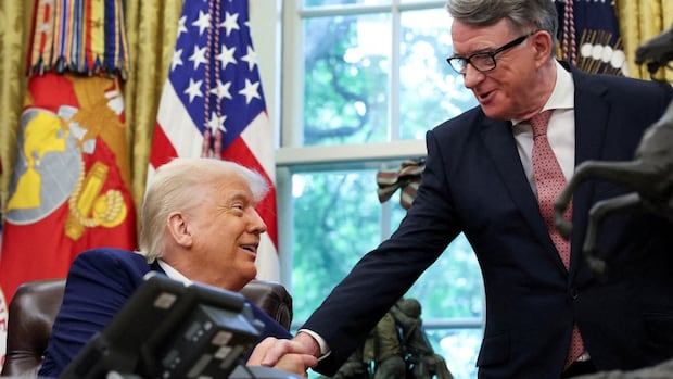 British ambassador to us, a long-term friend Jeffrey Eststerin, was freed for jobs