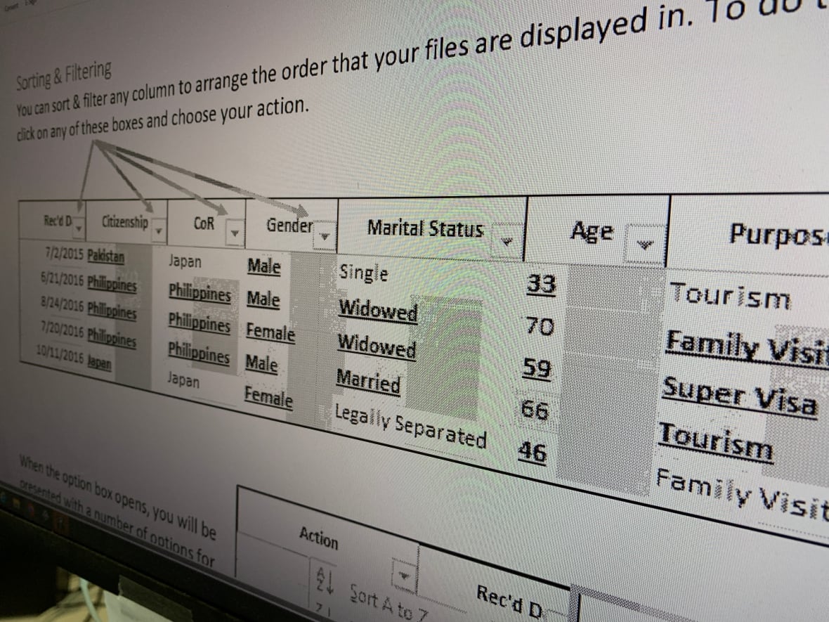 A screenshot of a page showing a spreadsheet.