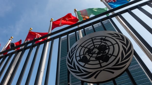 A partial view of the United Nations headquarters in Manhattan, N.Y.