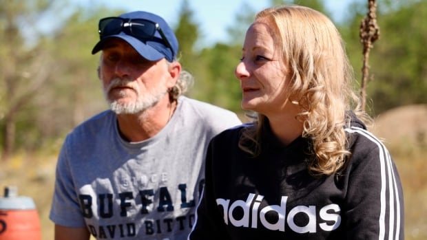 Jack Sams and Crystal Marwich are living at Centre 130 after they couldn't live in their tent during the woods ban. 