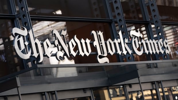 The New York Times building.