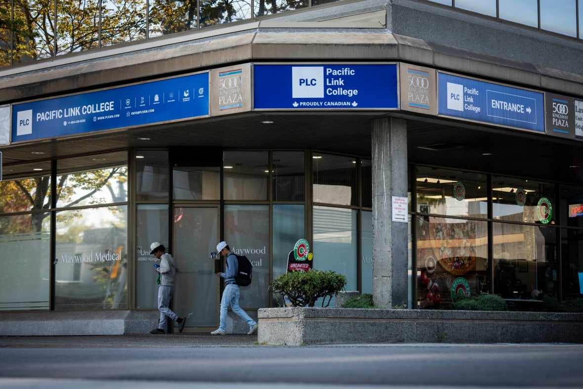 Le Pacific Link College est photographié à Burnaby, en Colombie-Britannique, le vendredi 19 septembre 2025.