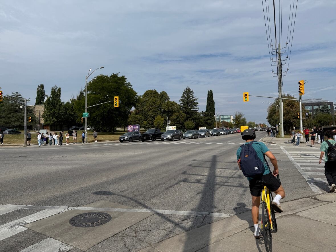 The intersection is 47 metres diagonally, city staff said in their report, double the length of other pedestrian scrambles.