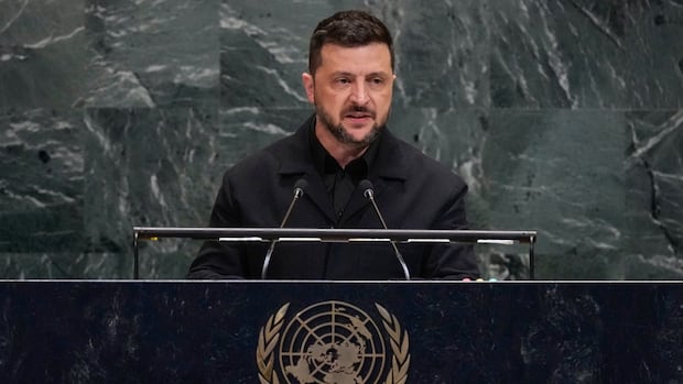 Zelenskyy UN Addresses, as Russia makes fun of the recent Trump test of Ukrainian