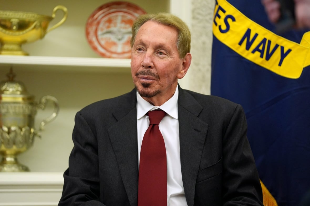 A man sitting in the White House.