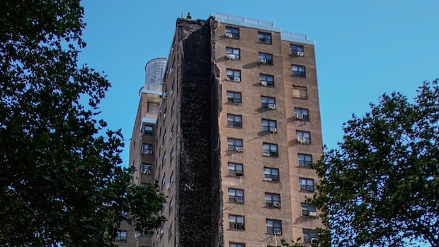 NYC public housing tower partially collapses after an explosion
