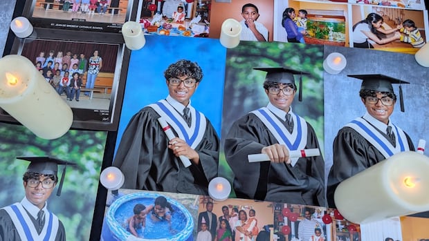 Community members attend vigil for man killed at Scarborough Town Centre | CBC News