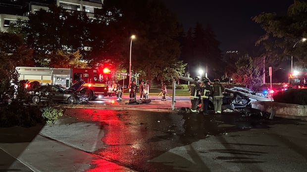 2 drivers seriously injured after North York collision: police | CBC News