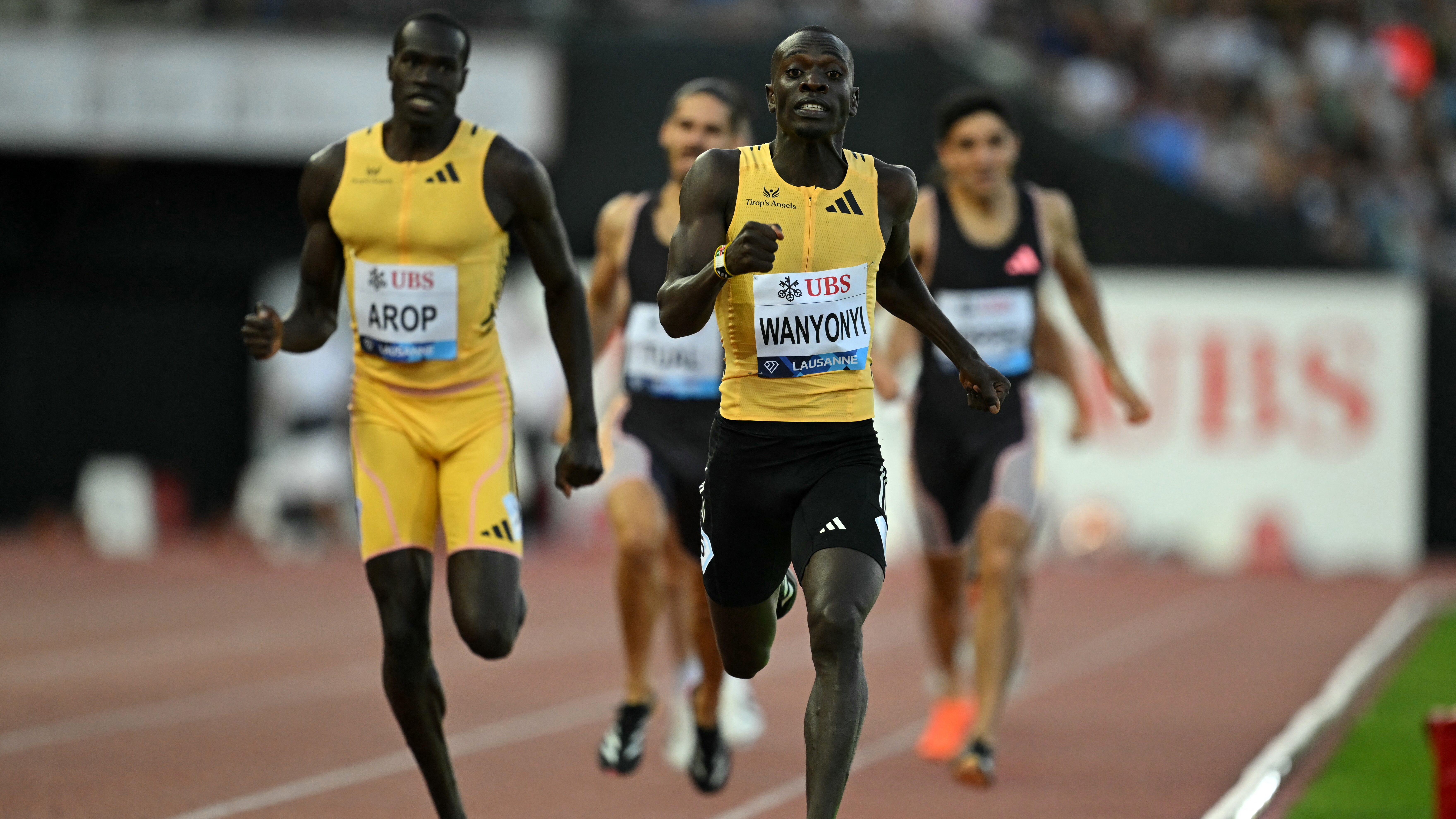 In Olympic rematch, 800m champion Wanyonyi pulls away from Canada’s Arop at Lausanne event In Olympic rematch, 800m champion Wanyonyi pulls away from Canada’s Arop at Lausanne event