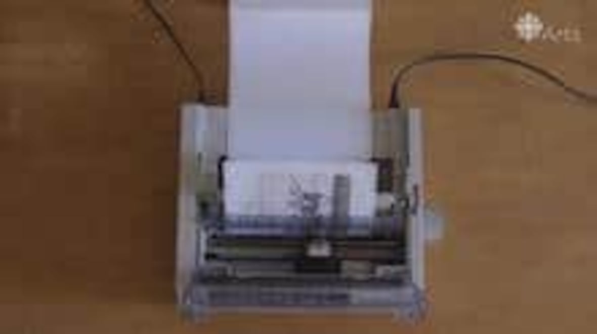 How To: turn a dot matrix printer and 1,200 printouts into a frenetic ...