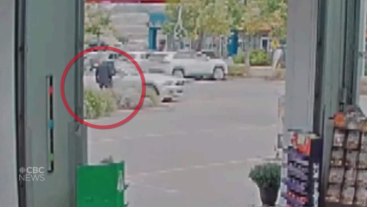 CCTV footage of encounter between Doug McCallum and Debi Johnstone | CBC.ca