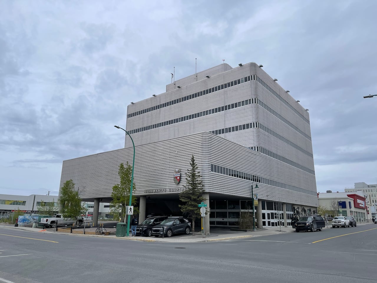 Yellowknife Courthouse June 6, 2024. Justin McGee will serve just over 12 months of a three-year sentence with credit for pre-sentence custody.