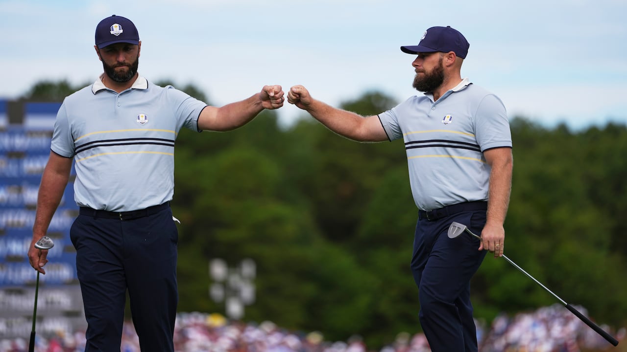 Two antheral  European golfers.