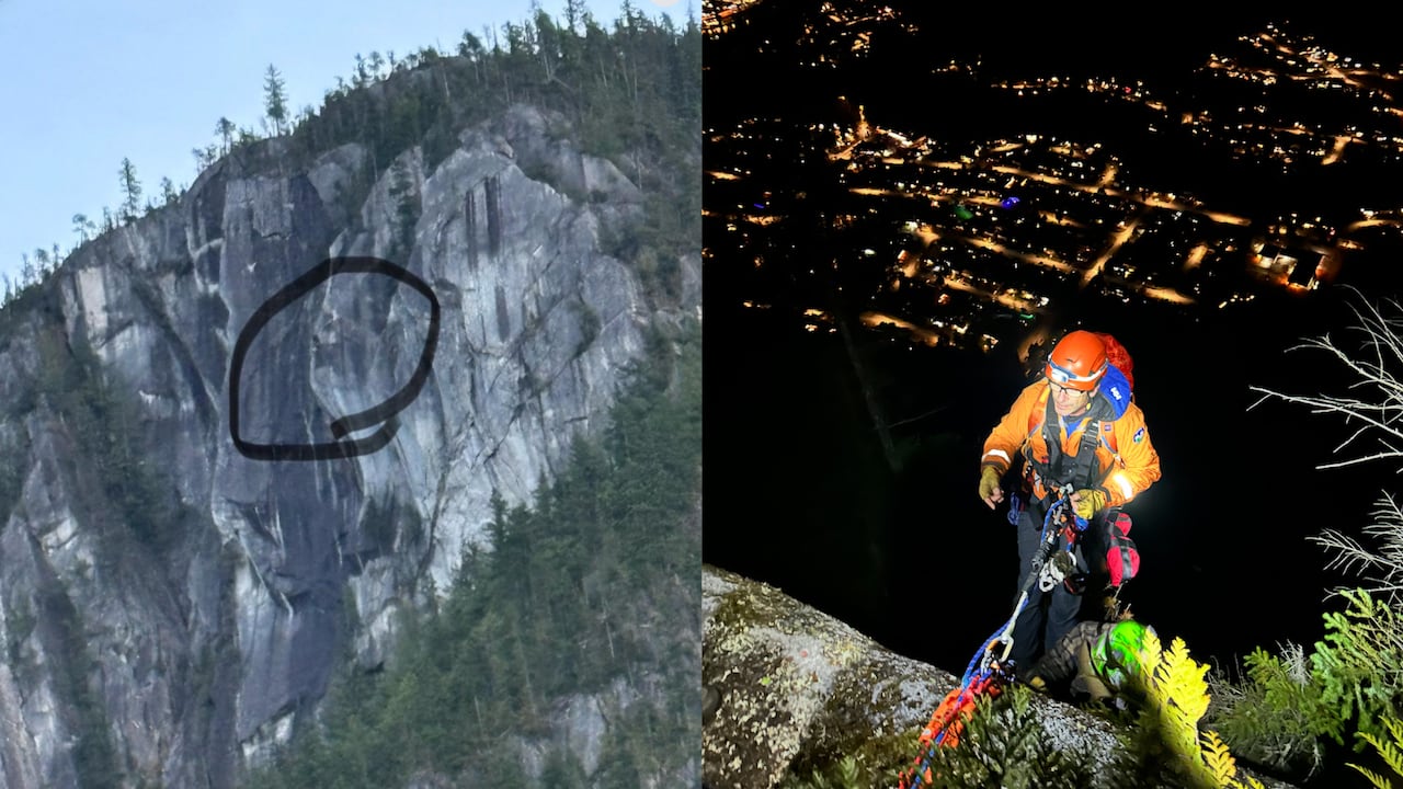 B.C. man &apos;lucky&apos; after crashing into mountain while BASE jumping in Squamish: SAR