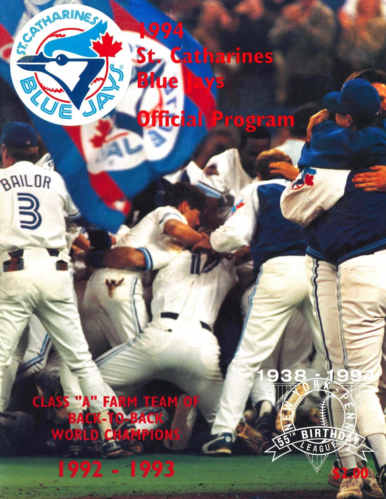 magazine cover of baseball players hugging each other