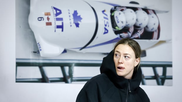 Canada female trying out for the national bobsleigh team.