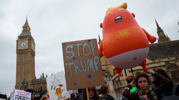 UK TRUMP PROTESTS SEP 17 2025