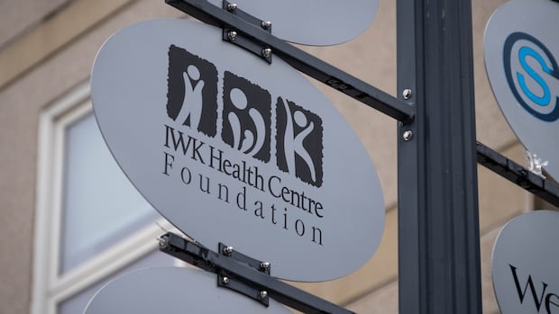 The IWK Foundation supports the IWK Health Centre, a women's and children's hospital that serves the Maritimes. The IWK Foundation sign