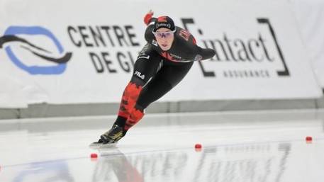Ivanie Blondin wins another gold at Canadian speed skating championships Ivanie Blondin wins another gold at Canadian speed skating championships