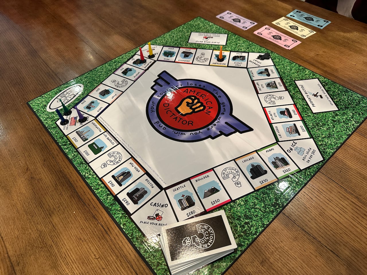 A board game 