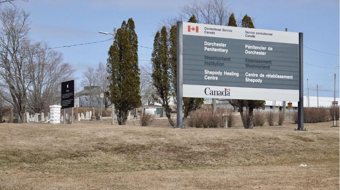 Sign for Dorchester Penitentiary