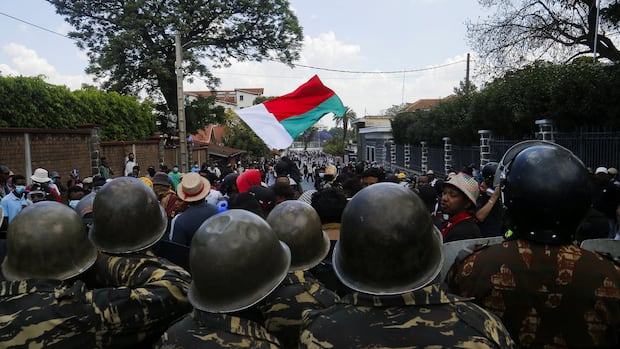 Madagascar President warns about a Coup Try as many soldiers joined protests