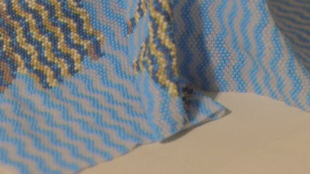 Artist Nico Williams' beadwork can be seen at the Beaverbrook Art Gallery Artist Nico Williams' beadwork can be seen at the Beaverbrook Art Gallery