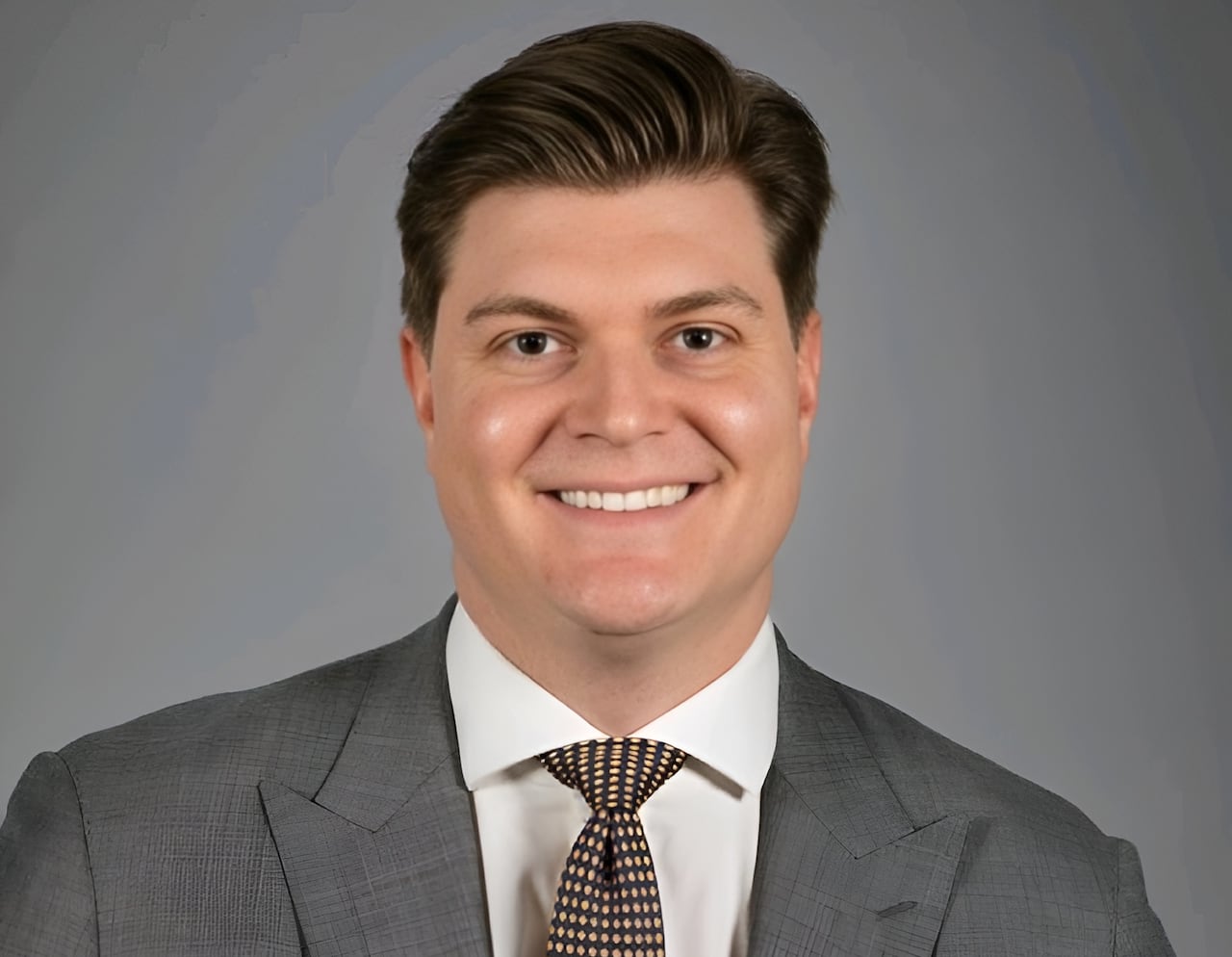 Man in a suit.