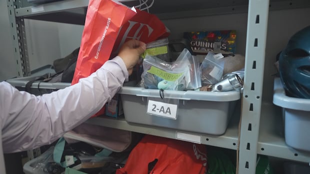 A full roasted pork, large sums of money, wallets and cell phones – CBC gets a look inside OC Transpo’s lost and found