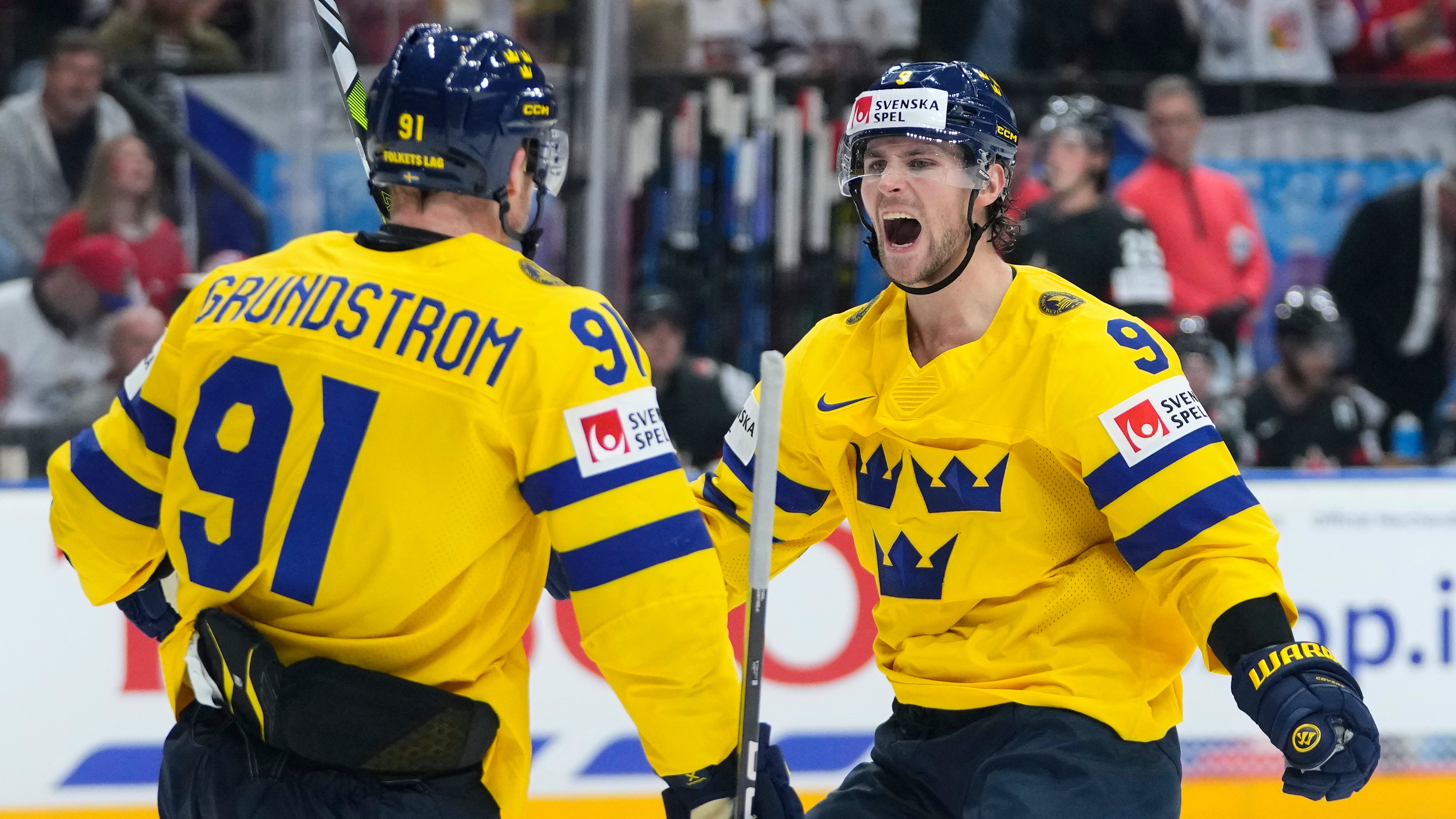 Grundstrom powers Sweden past Canada to win bronze at hockey worlds Grundstrom powers Sweden past Canada to win bronze at hockey worlds