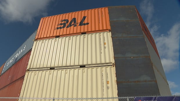 AIM’s Moncton container sound wall effective, report says | CBC News AIM’s Moncton container sound wall effective, report says | CBC News