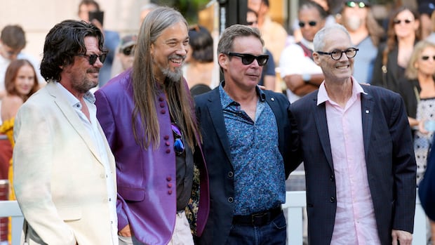 The Tragically Hip band members, from left, Paul Langlois, Rob Baker, Gord Sinclair and Johnny Fay. The Tragically Hip band members, from left, Paul Langlois, Rob Baker, Gord Sinclair and Johnny Fay.