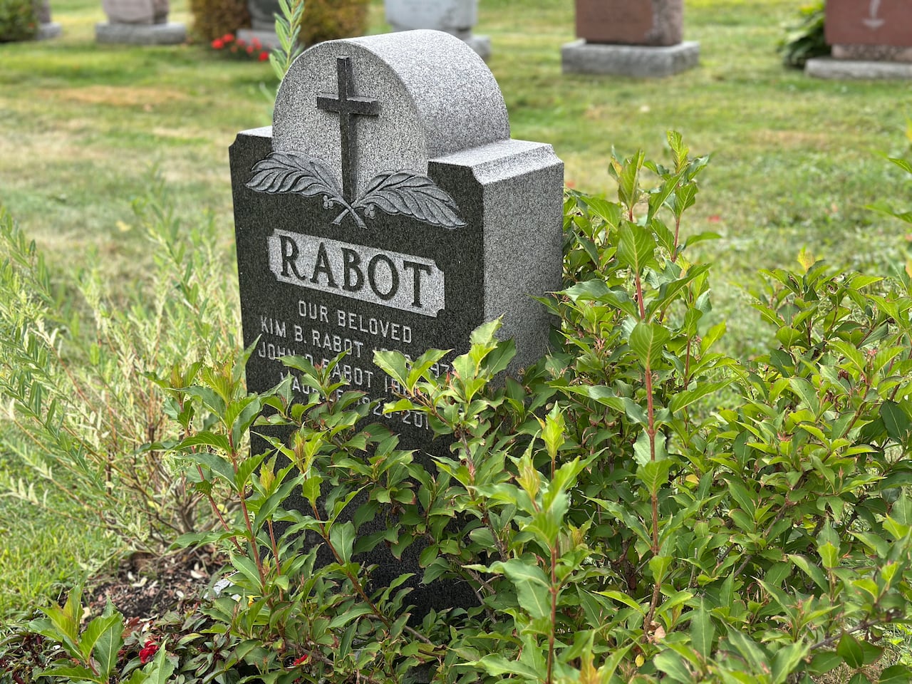 Kim Rabot, the first victim of Oct. 27, 1975, is buried at Beechwood Cemetery.
