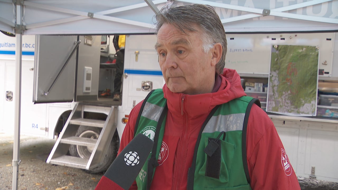 A antheral   successful  a reddish  overgarment   and greenish  vest speaks to a camera