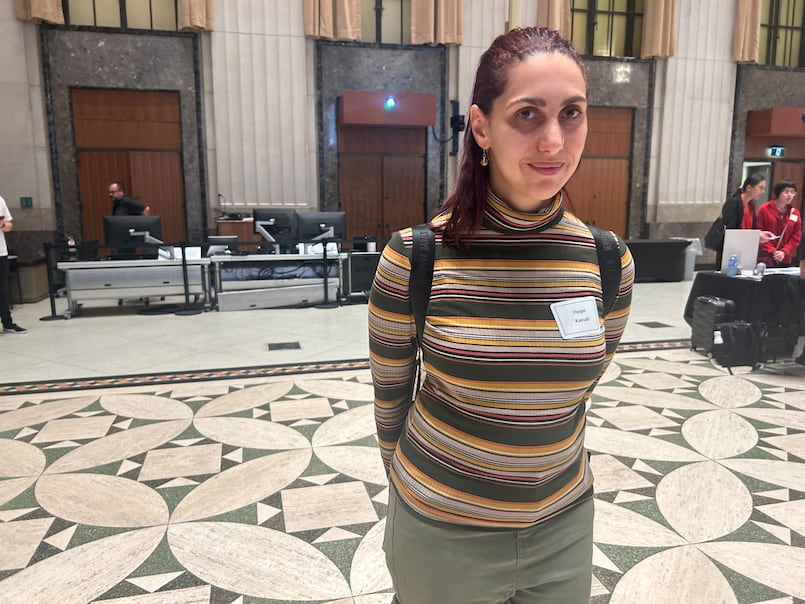 Hager Kassab was one of the hundreds of job seekers who attended the Spectrum Works Career Fair in downtown Ottawa.