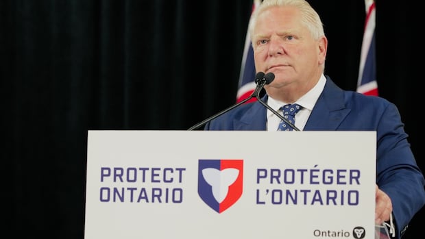 Ontario Premier Ford defends anti-tariff ad after Trump halts Canada-U.S. trade talks | CBC News