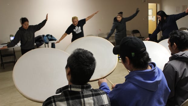 'When we get together, we get dangerous': Meet Paulatuk's Moonlight Drummers and Dancers