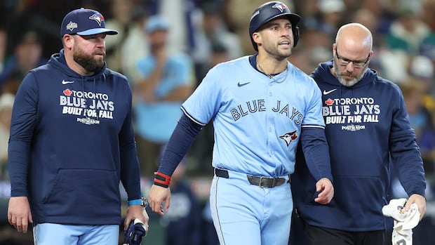 Blue Jays manager Schneider optimistic Springer will play ALCS Game 6 after pitch off knee
