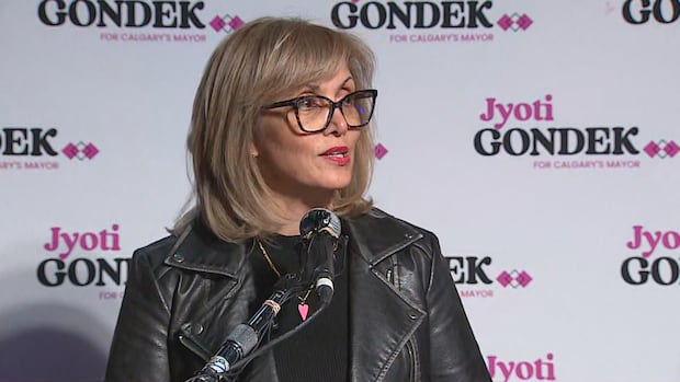 A woman speaks into a microphone