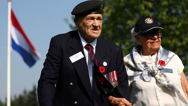 a veteran in a cemetary