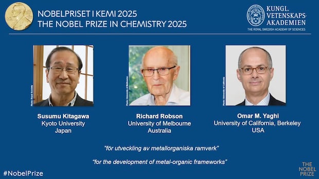 Scientists based in Australia, Japan and U.S. awarded Nobel Prize in Chemistry