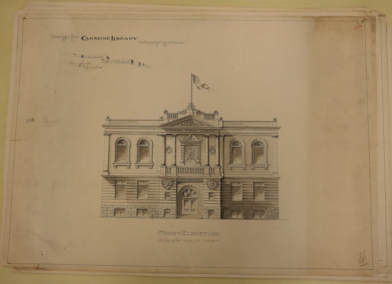 Architectural plans for a building