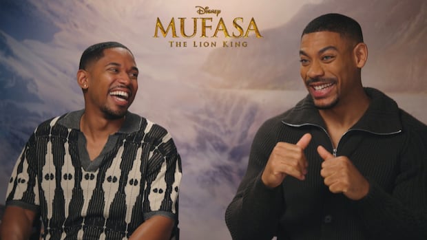 Mufasa: The Lion King stars Aaron Pierre and Kelvin Harrison Jr. Mufasa: The Lion King stars Aaron Pierre and Kelvin Harrison Jr.
