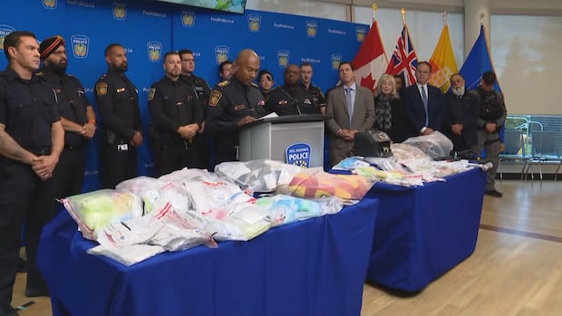 Peel police seize over $1M in drugs, a loaded gun after series of search warrants | CBC News
