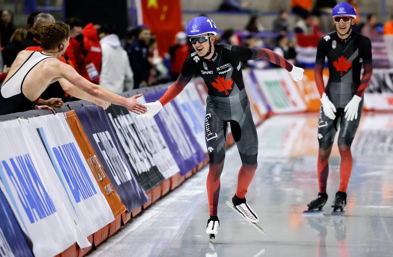 Canadian male speed skater.
